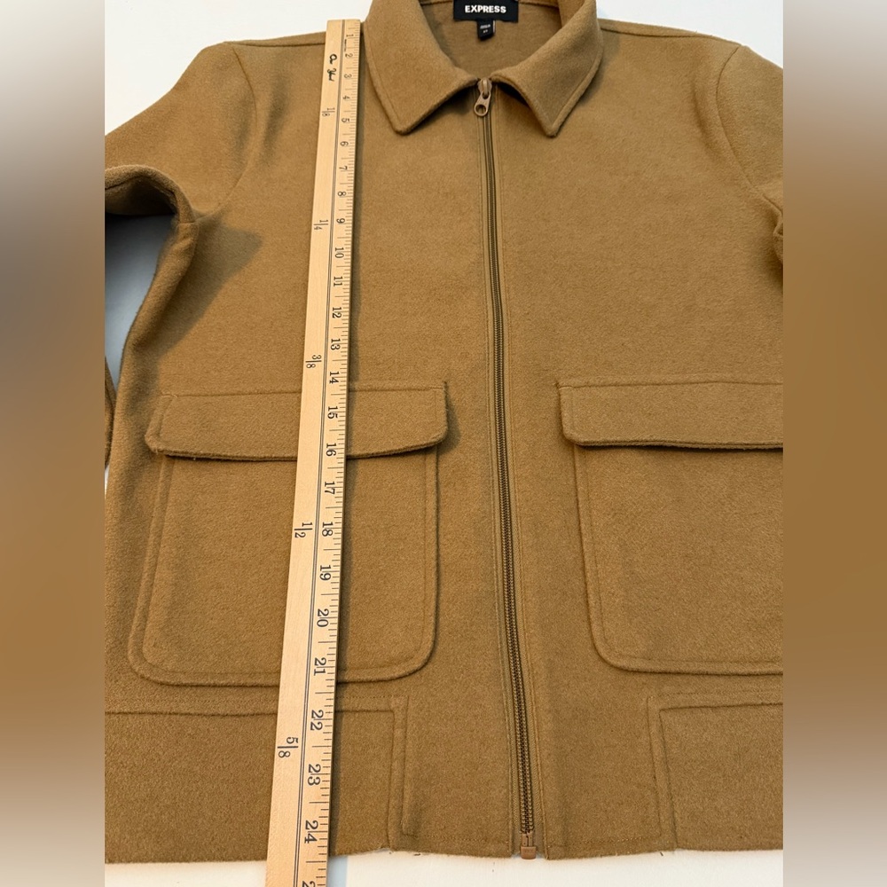 Express Camel Men's Shirt Jacket Size XS - Picture 8 of 8